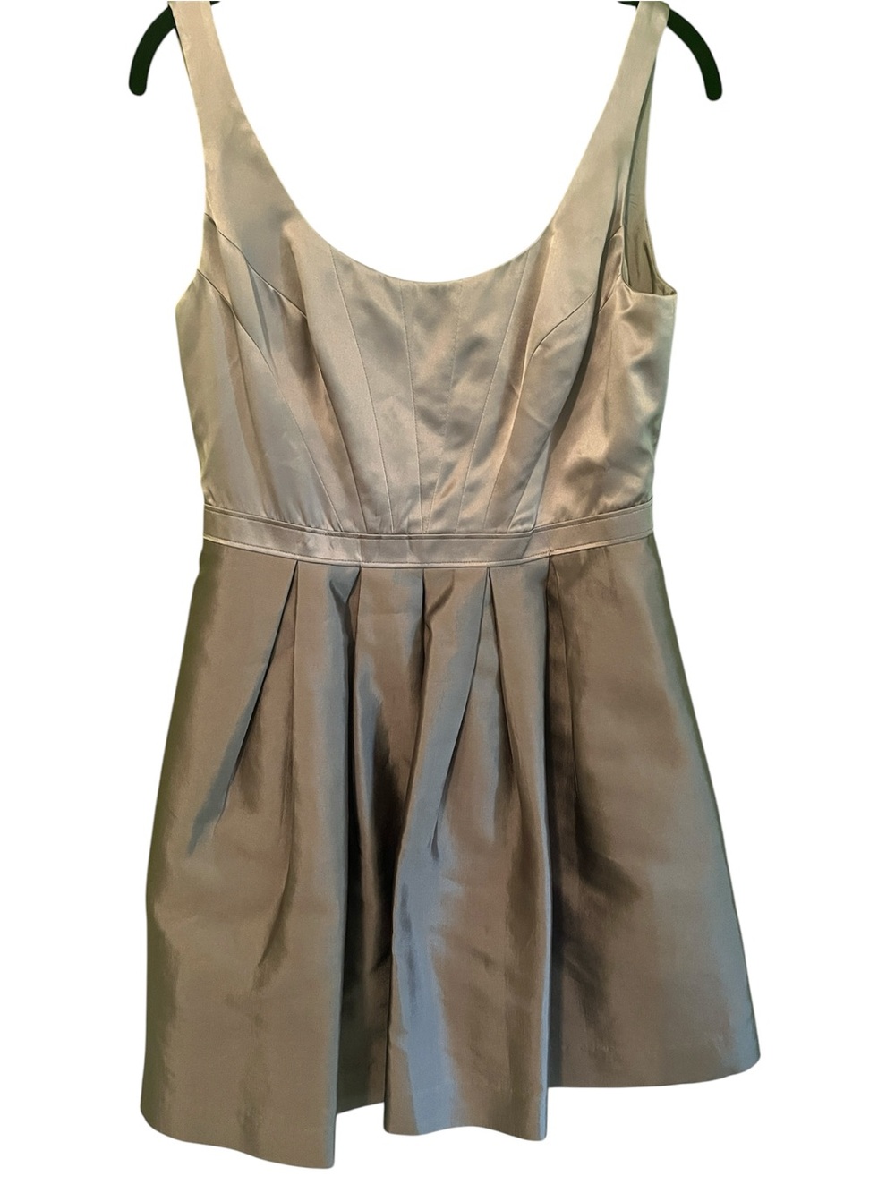 Adrianna Papell Silk fit-and-flare cocktail dress